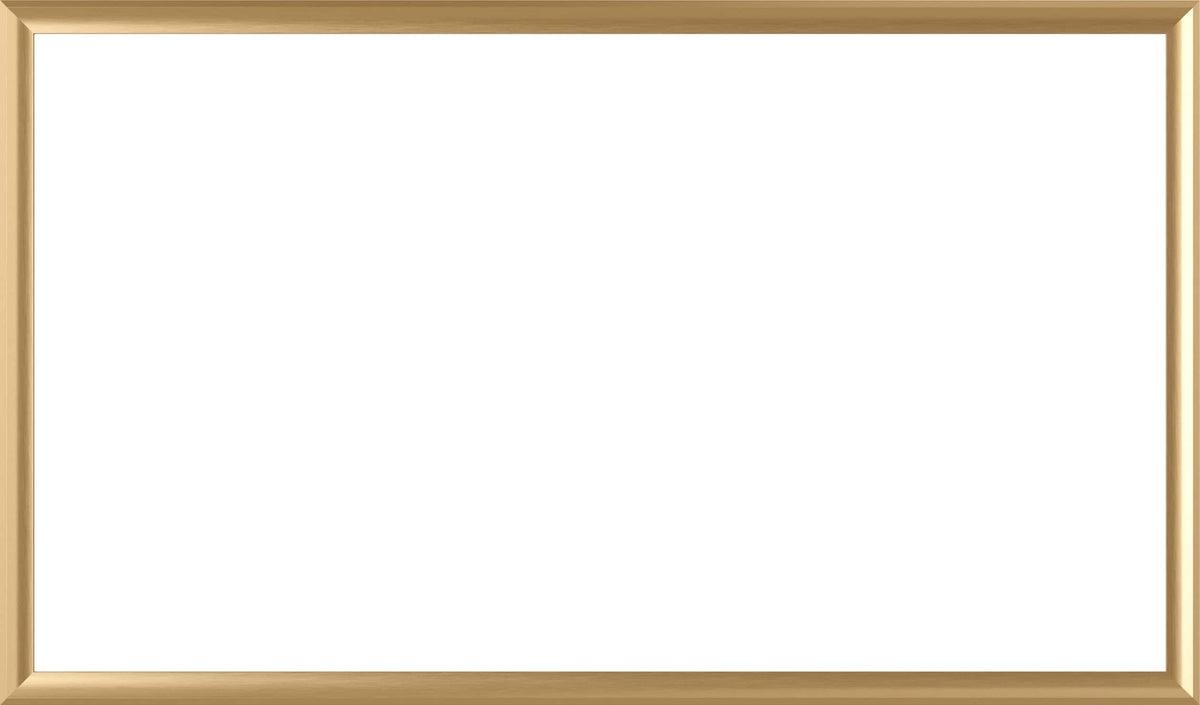 Deco TV Frames - Alloy Prismatic Bezel for Samsung The Frame TV - 50" - Pale Gold