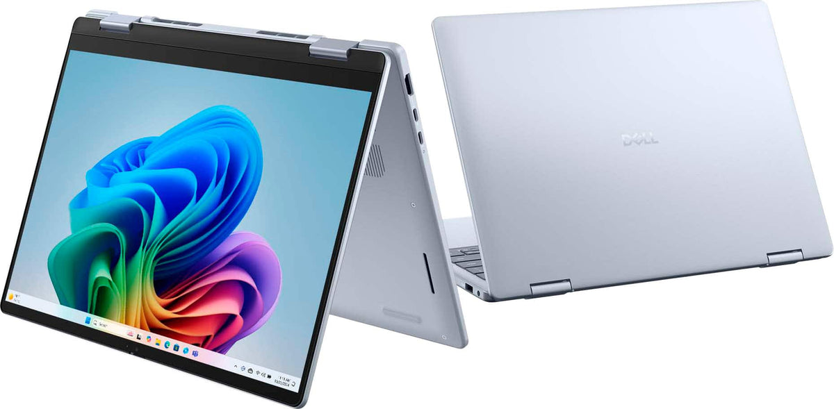 Dell - Plus 14" 2K 2-in-1 Touchscreen Laptop - Intel Core Ultra 7 Series 2 256V 2024 - 16GB Memory - 1TB Storage - Copilot+ PC - Ice Blue