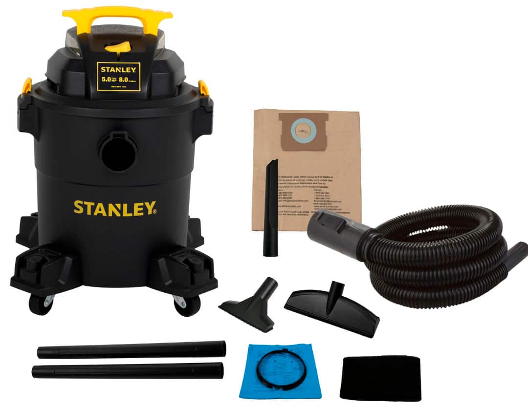 Stanley - 6 Gallon wet/dry vacuum - Black
