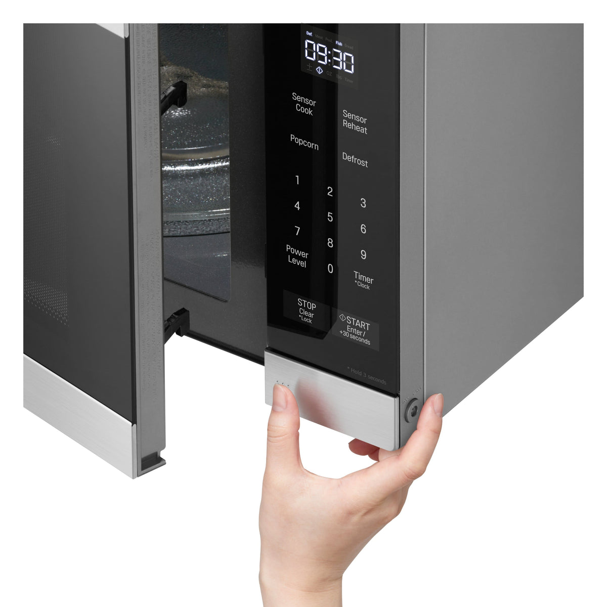 SKS - 2.0 cu ft Countertop Microwave - Stainless Steel