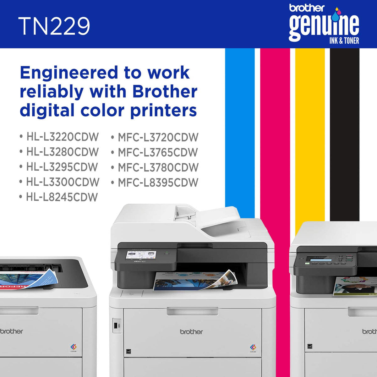 Brother - TN229BK Standard-Yield Toner Cartridge - Black