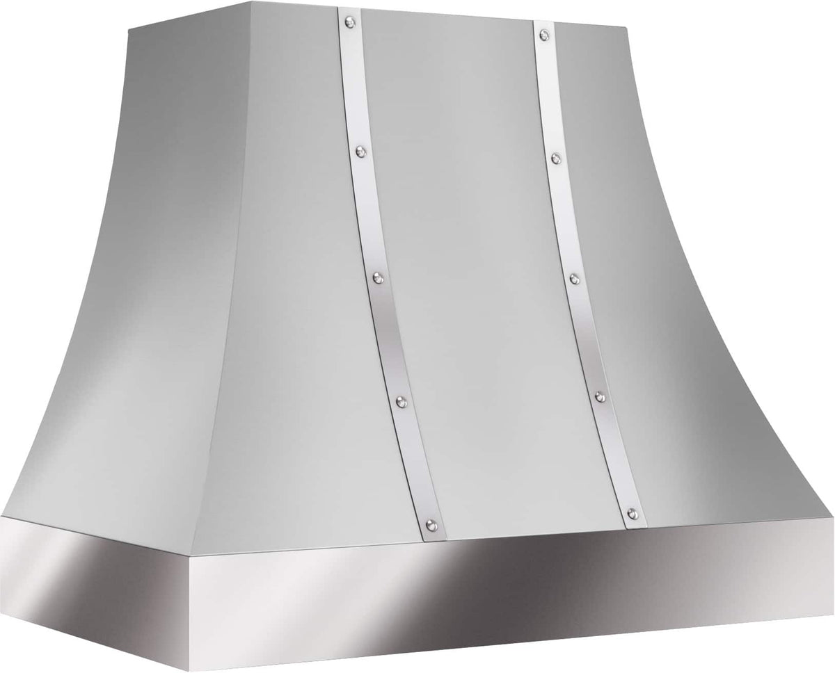 Zephyr - 36 inches - Externally Vented & Externally Vented - Shell Range Hood - Stainless Steel