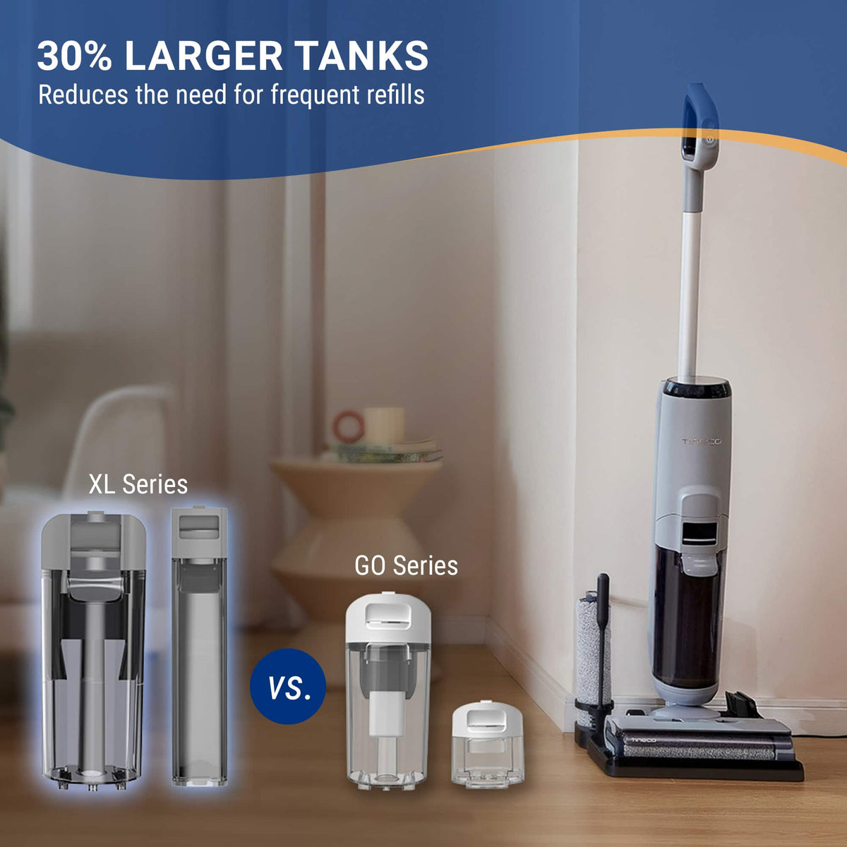 Tineco - GO XL Cordless Floor Washer - Gray