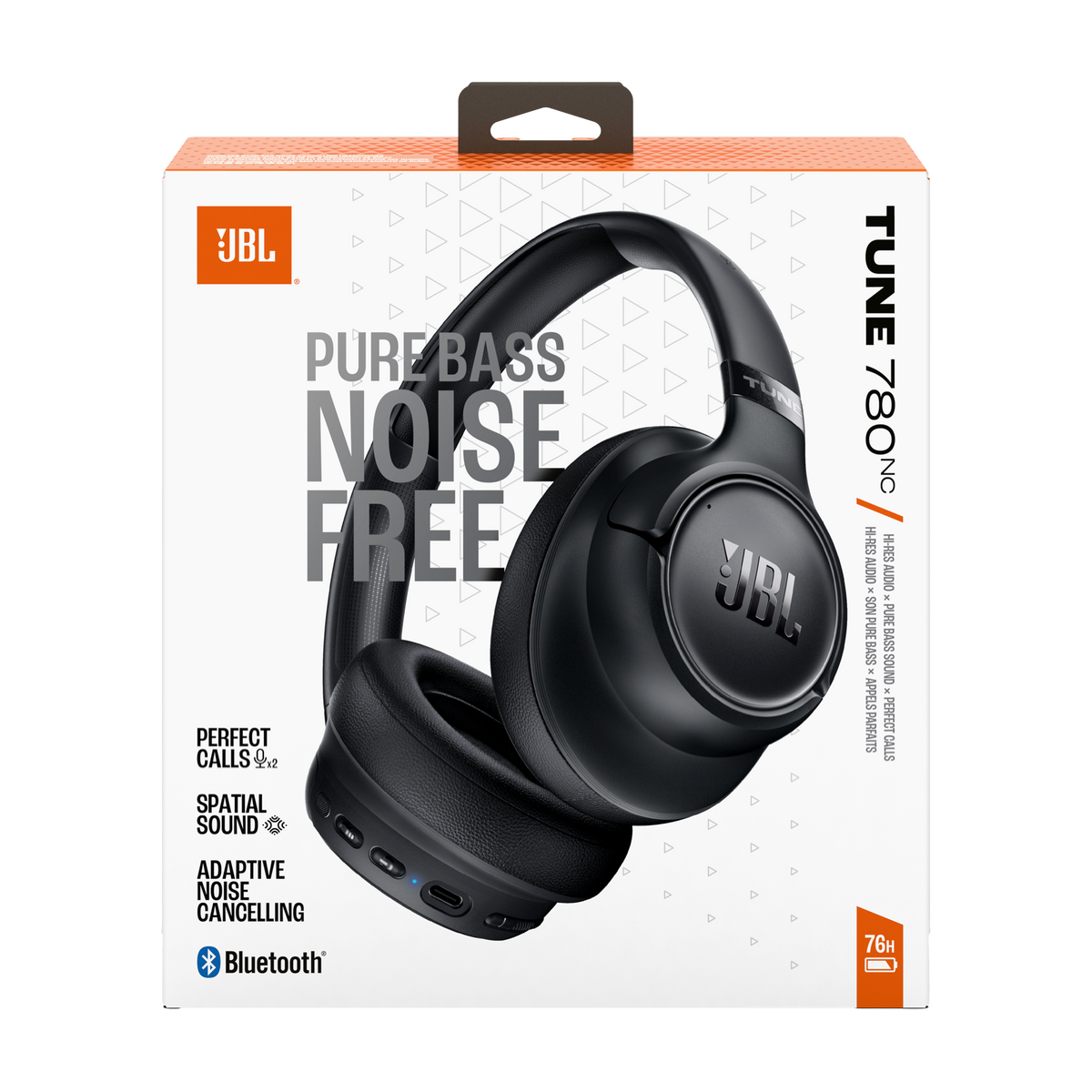 JBL - Tune 780NC - Bluetooth wireless over-the-ear Noise Cancelling headphones - 2026 - Blue