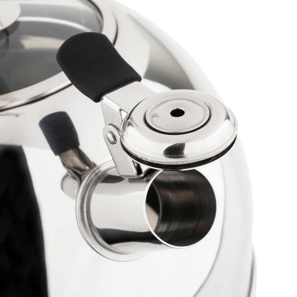 Viking - 2.6 Quart Whistling Tea Kettle with 3-Ply Base - Stainless Steel