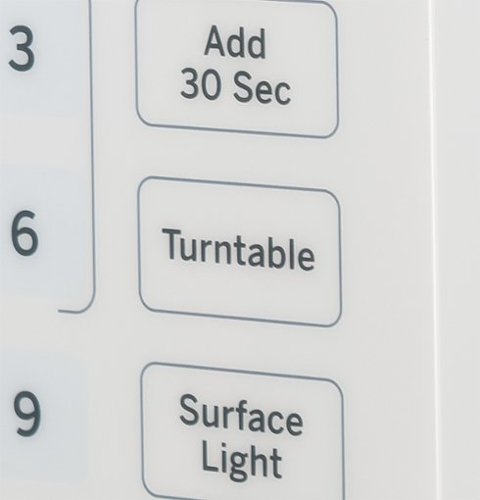 GE - 1.6 Cu. Ft. Over-the-Range Microwave with Convenience Cooking Controls - White