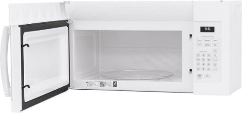 GE - 1.6 Cu. Ft. Over-the-Range Microwave with Convenience Cooking Controls - White