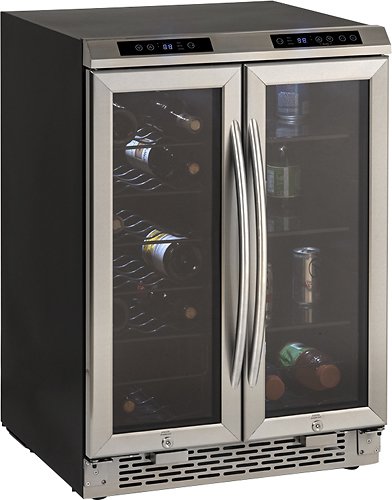 Avanti - 19-Bottle Wine Cooler - Stainless Steel