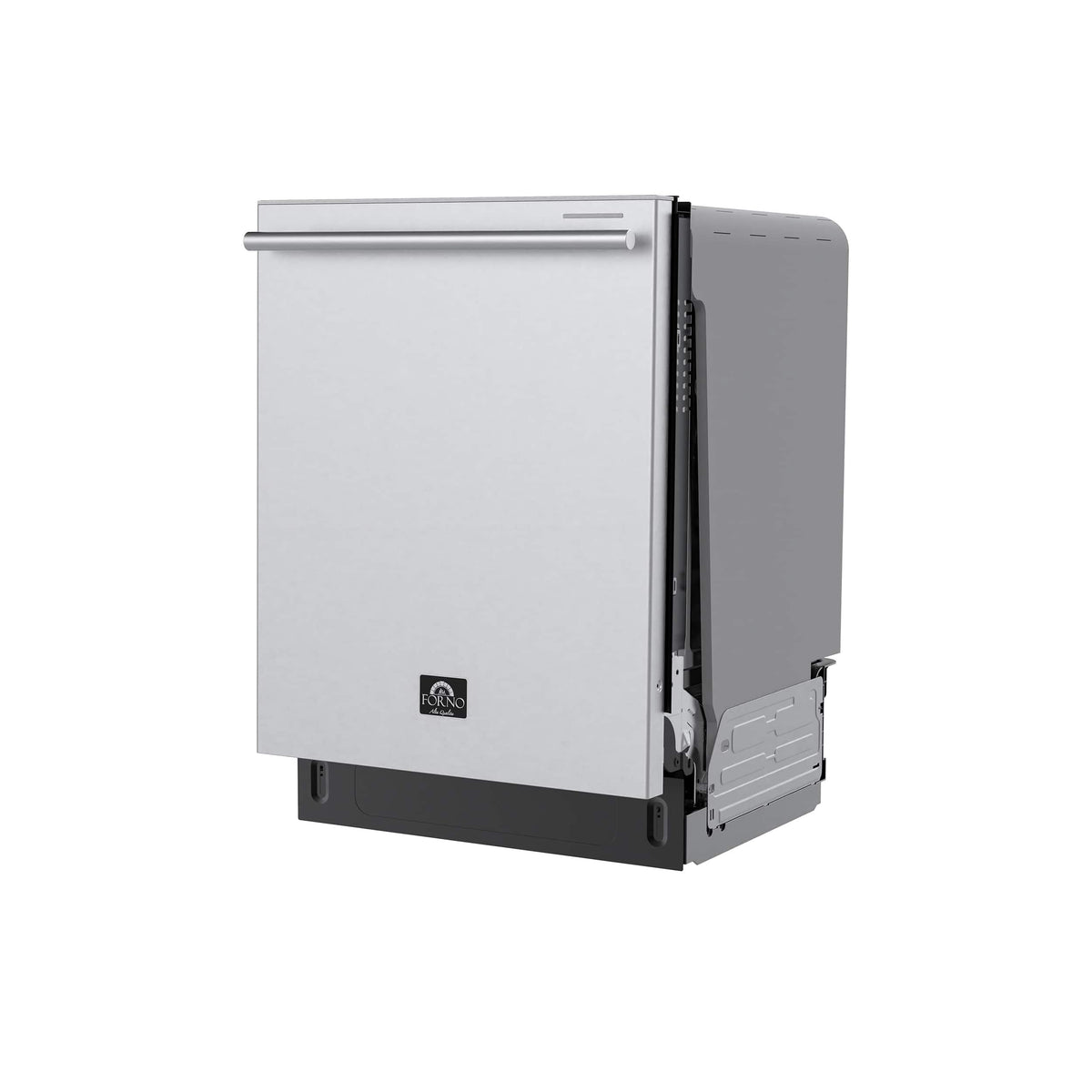Forno Appliances - Stella 24" Top Control Built-In Stainless Steel Tub Dishwasher and 44dBA - Stainless Steel