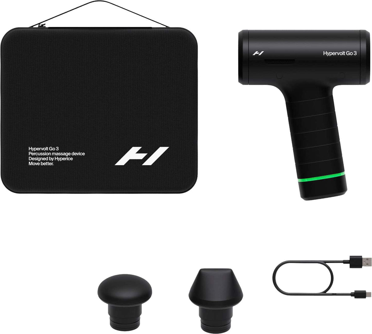 Hyperice - Hypervolt Go 3 - Black