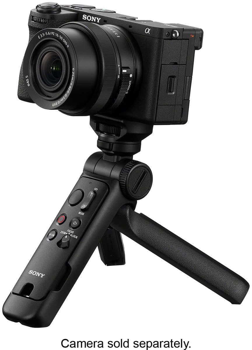 Sony - GP-VPT3 Multi-function Bluetooth® Shooting Grip, Tripod and Remote Comander - Black