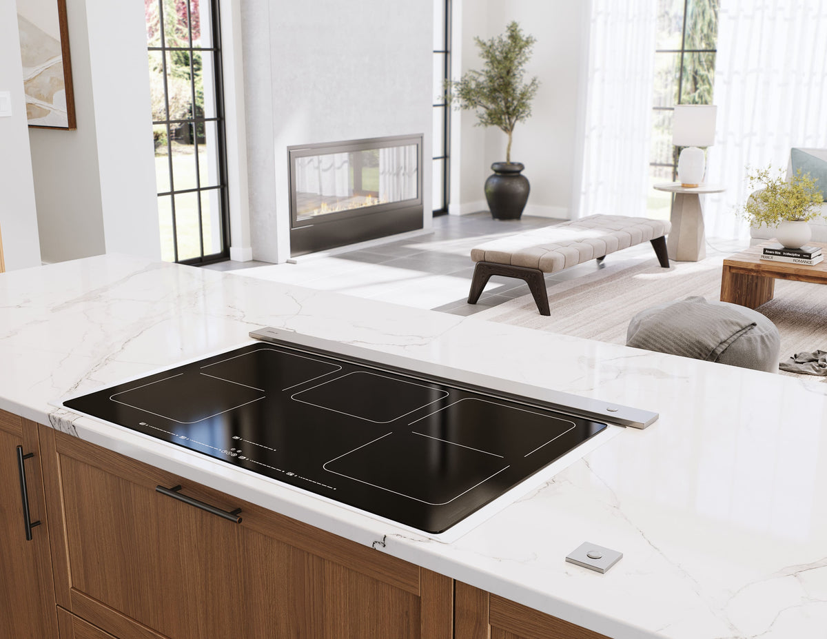 Zephyr - 30 inches - Convertible - Downdraft Range Hood - Stainless Steel