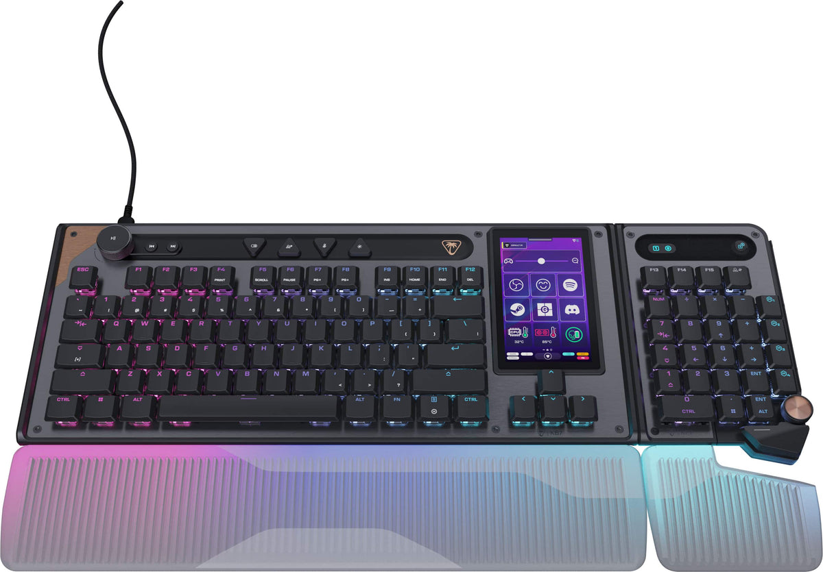 Turtle Beach - Command Series KB7 TKL Wired Hall-Effect Gaming Keyboard for PC - Black