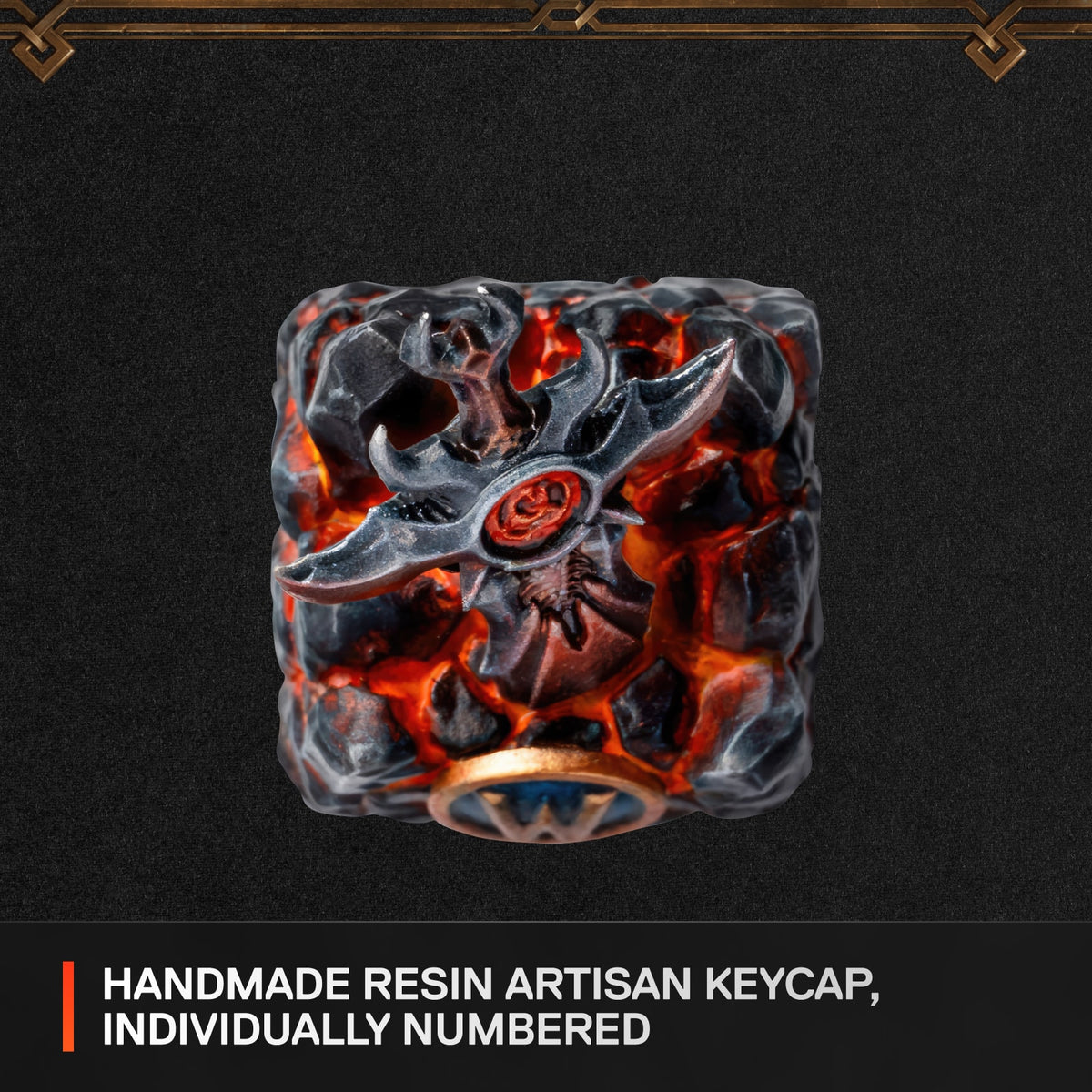 SteelSeries - Artisan Keycap World of Warcraft Edition - Lava Red