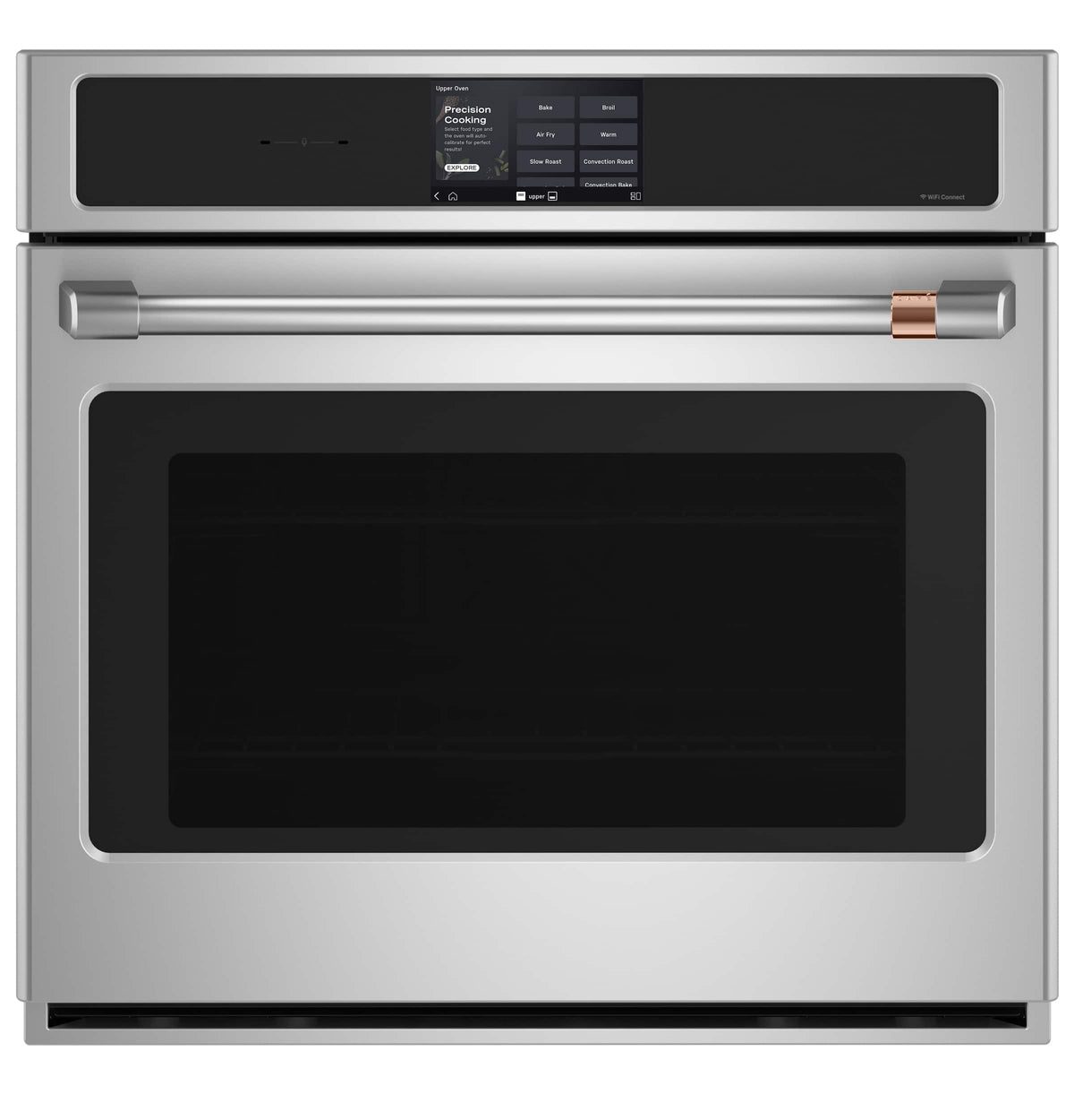 Café - 30" Smart Built-In Single Convection Wall Oven with Air Fry and Precision Cooking Modes - Stainless Steel