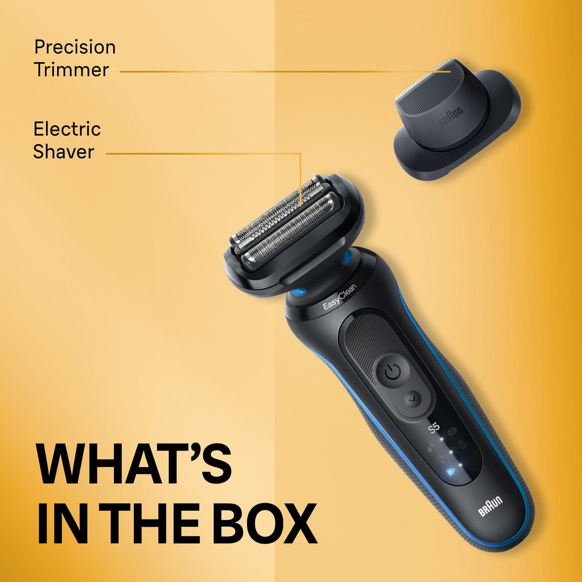 Braun - Series 5 Wet/Dry Electric Shaver - Blue