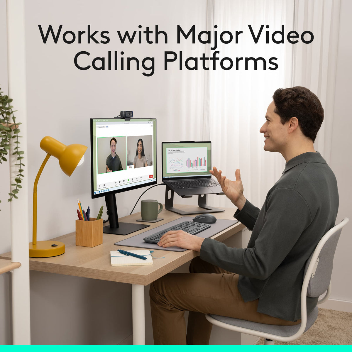 Logitech - C920s Pro 1080 Video Conferencing, Streaming, and Gaming Webcam with Privacy Shutter - Black