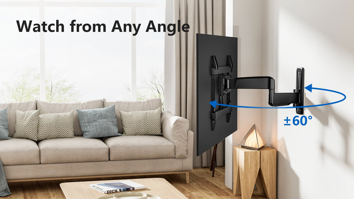 ErgoAV - 32″-65″ Full Motion TV Mount - Black