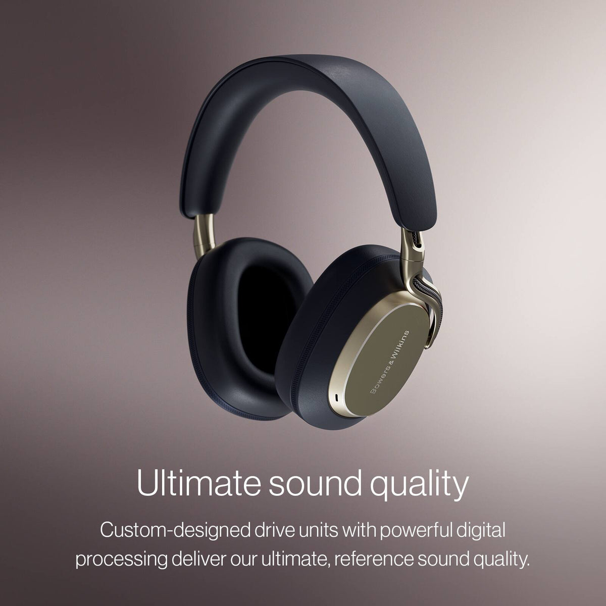 Bowers & Wilkins - B&W Px8 S2 Over-The-Ear Bluetooth Wireless Headphones - Pearl Blue
