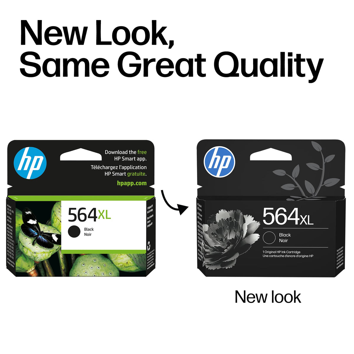 HP - 564XL High-Yield Ink Cartridge - Black