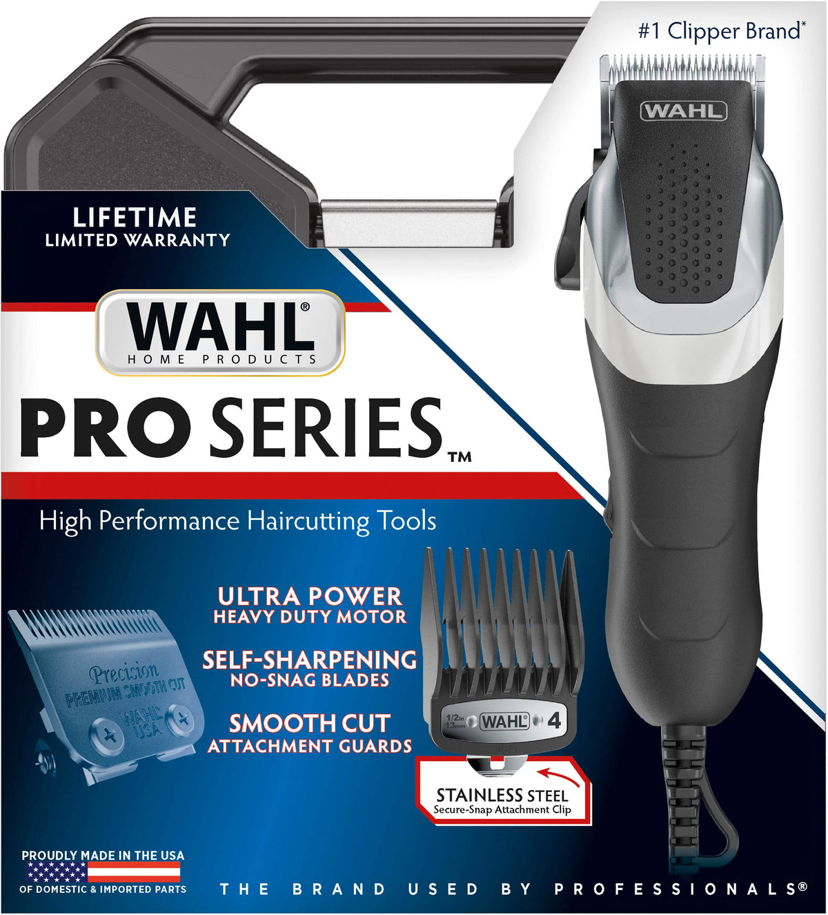 Wahl - Pro-Series Elite, Ultra Power Heavy Duty Hair Clipper, 79775 - Black