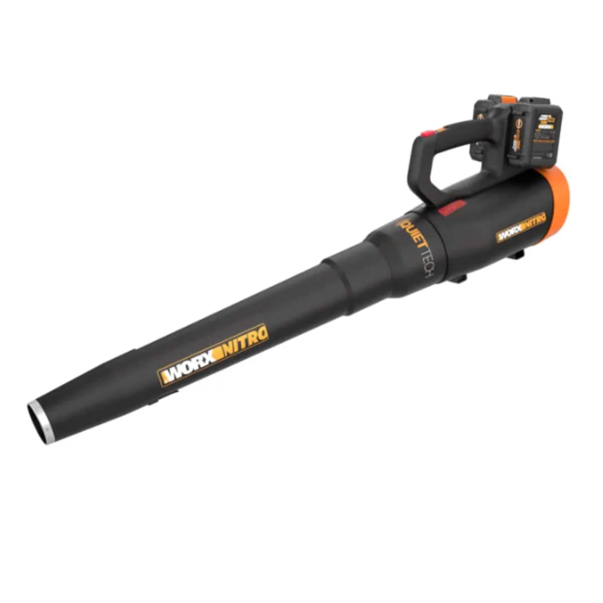 WORX - Nitro WG581 40V 4.0Ah Cordless 530 CFM QuietTech Blower – Batteries and Charger Included - Black