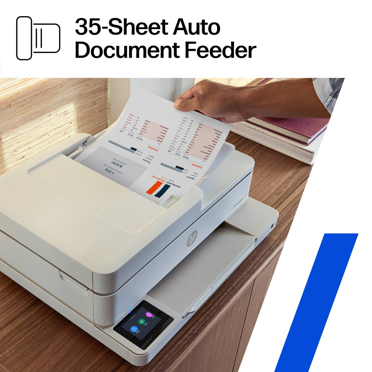 HP - Envy 6555 Wireless AI-Enabled All-in-One Inkjet Printer with 3 Months of Instant Ink - White