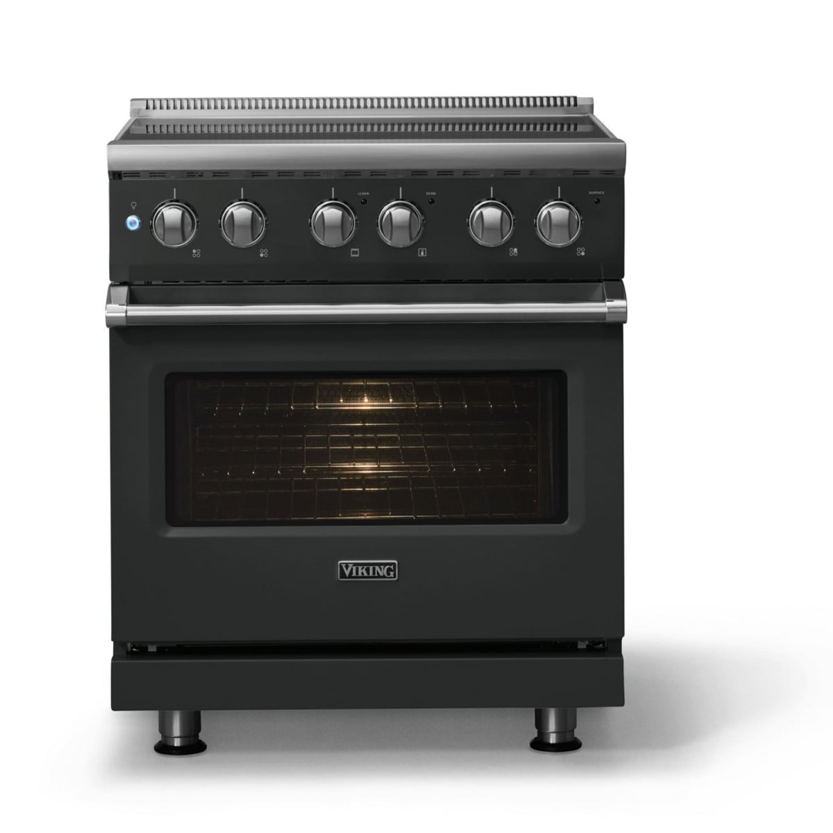 Viking - 30"W. Pro5S 4.7 Cu. Ft. Freestanding 4 Element Electric Convection Range - Antique Bronze