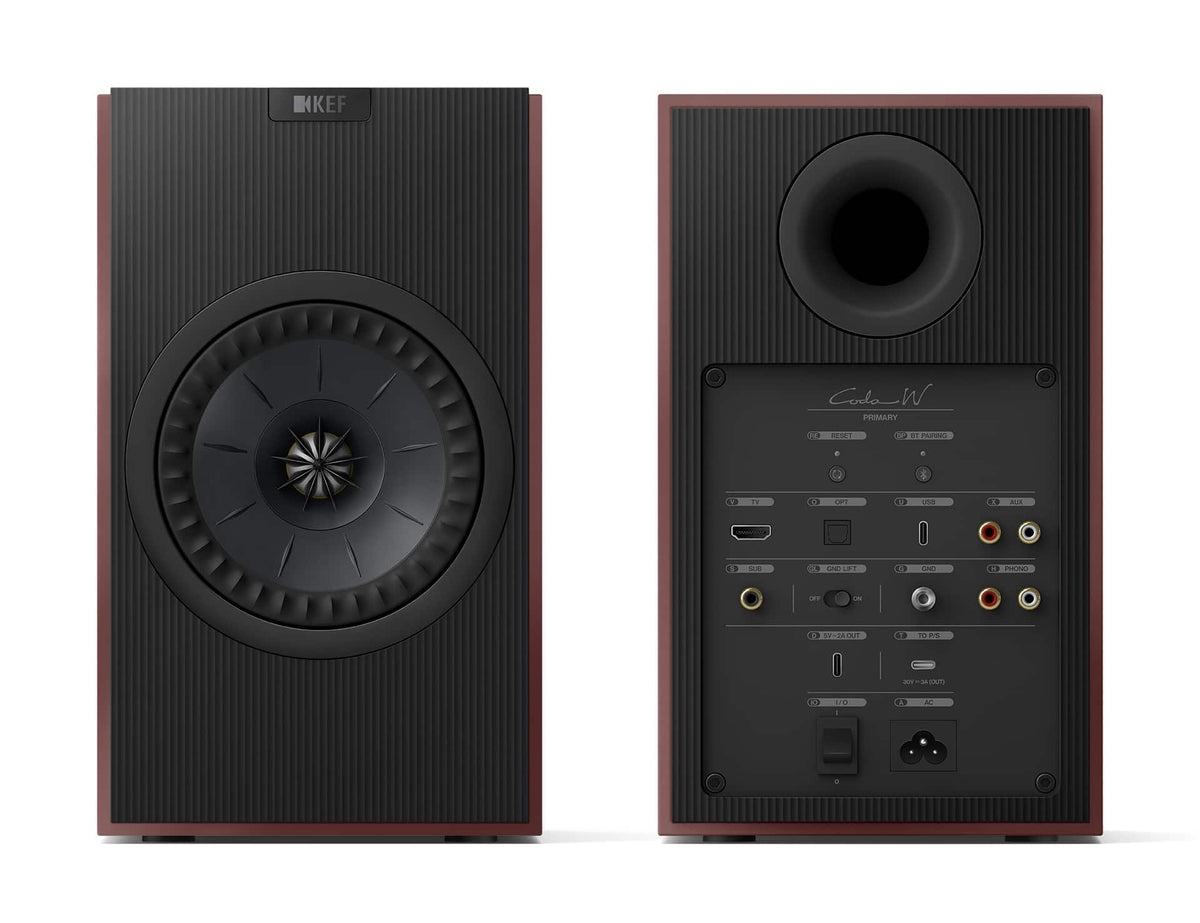 KEF - CODA W (PAIR) - Vintage Burgundy