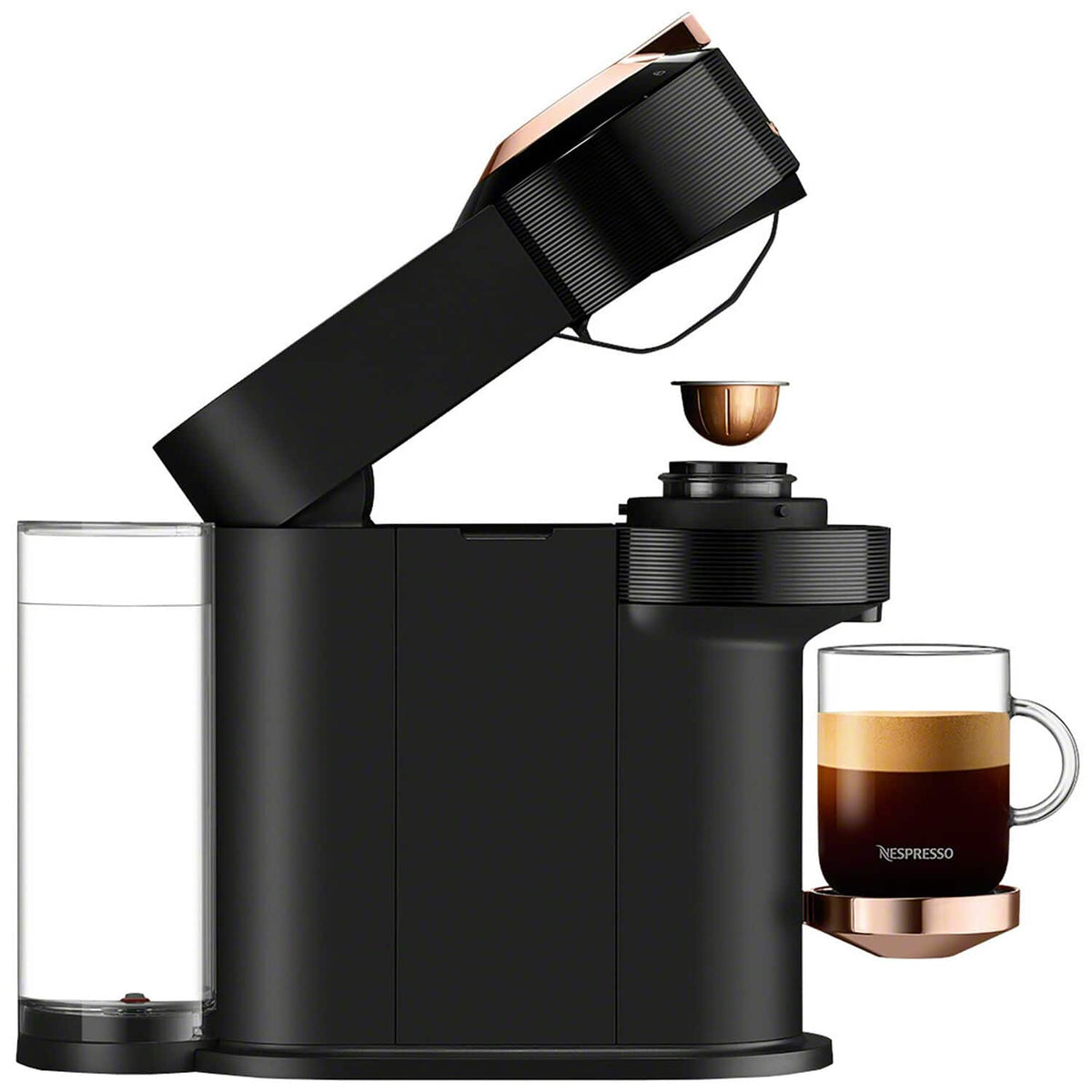 Nespresso - Vertuo Next Premium Coffee and Espresso Maker - Black Rose Gold