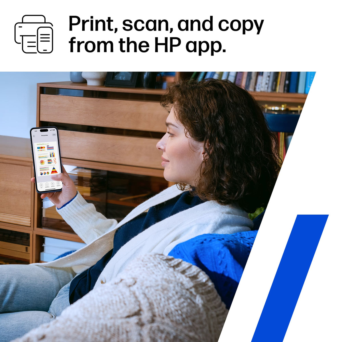 HP - LaserJet Pro 4301fdn AI-Enabled Color All-in-One Laser Printer - White/Blue
