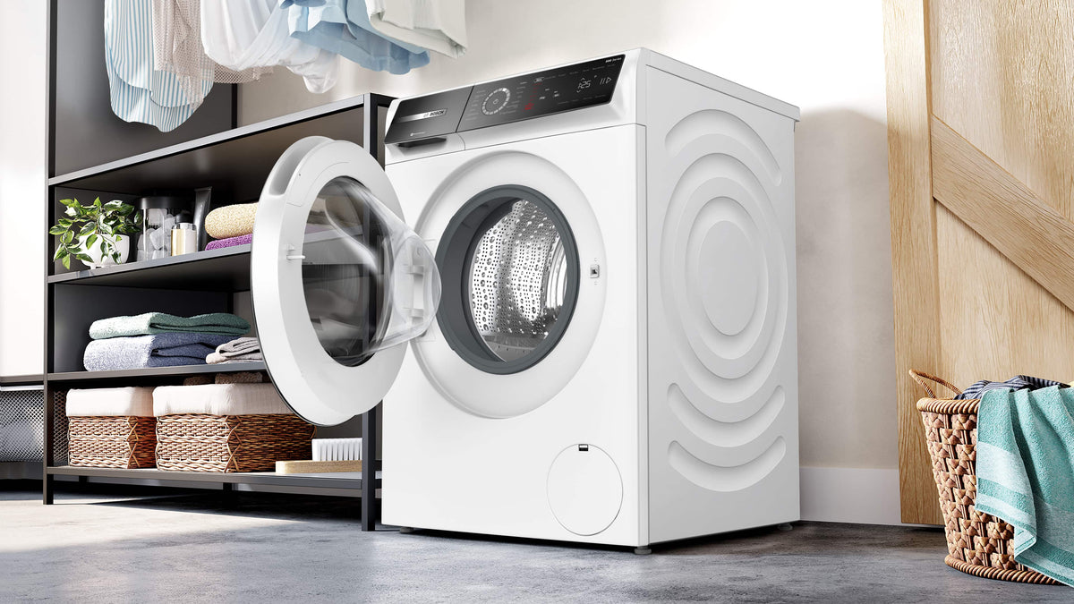 Bosch - 500 Series 2.4 Cu. Ft. High-Efficiency Stackable Smart Front Load Washer with 4D Wash System - White