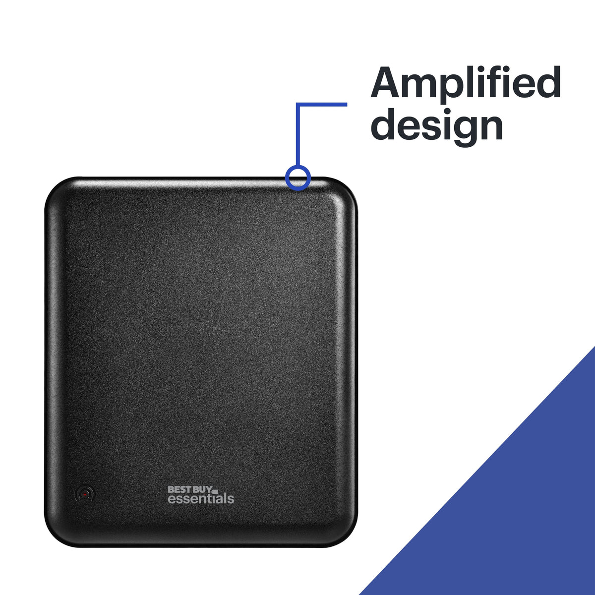 Best Buy essentials™ - AM/FM Amplified Indoor Radio Antenna - Black