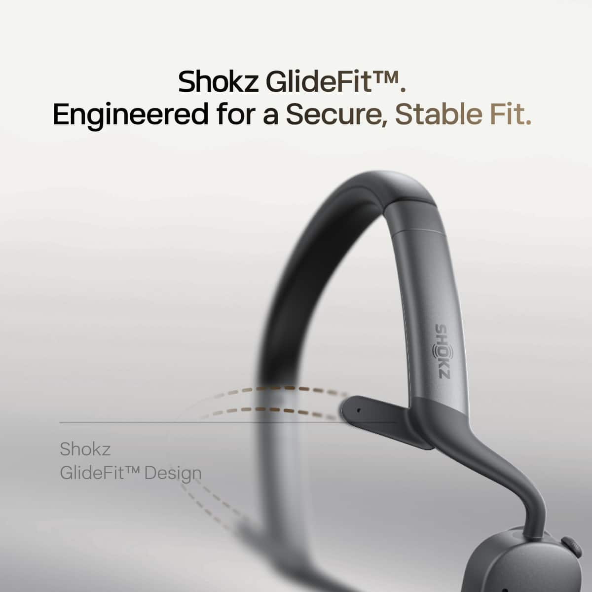 Shokz - OpenMeet2 UC, Wireless Bone Conduction Headset, USB-C - Black