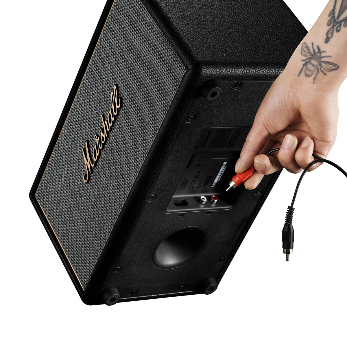 Marshall - Stanmore IV Bluetooth Home Speaker with Volume / Bass / Treble Controls and 3.5 mm Auxilary / RCA Inputs - Black