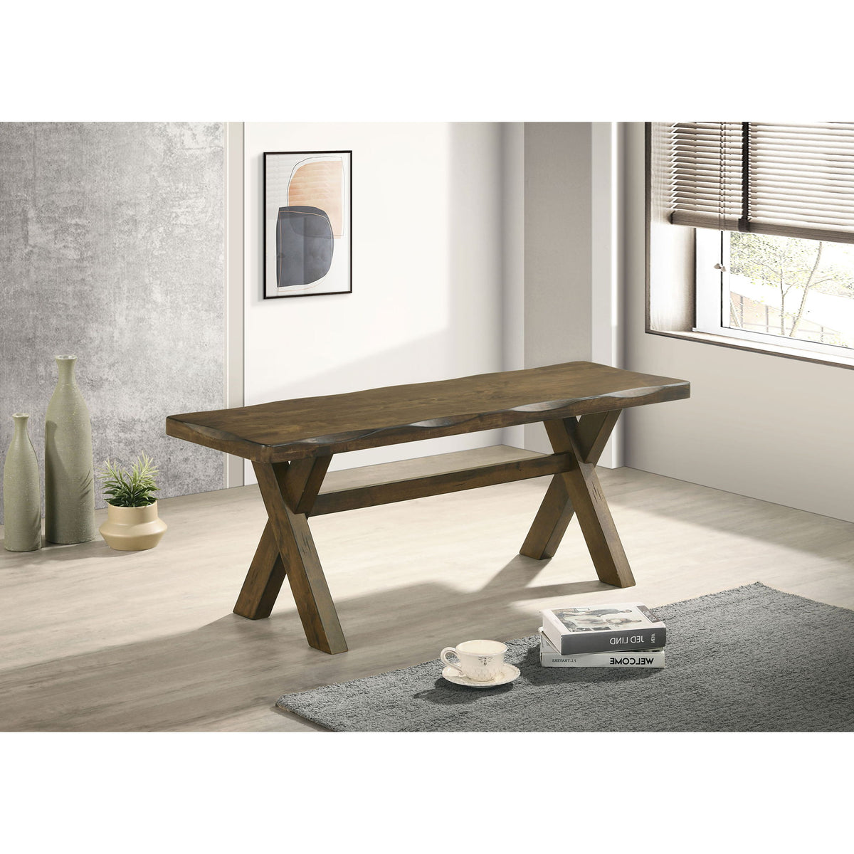 Knotty - Dining Bench - Brown
