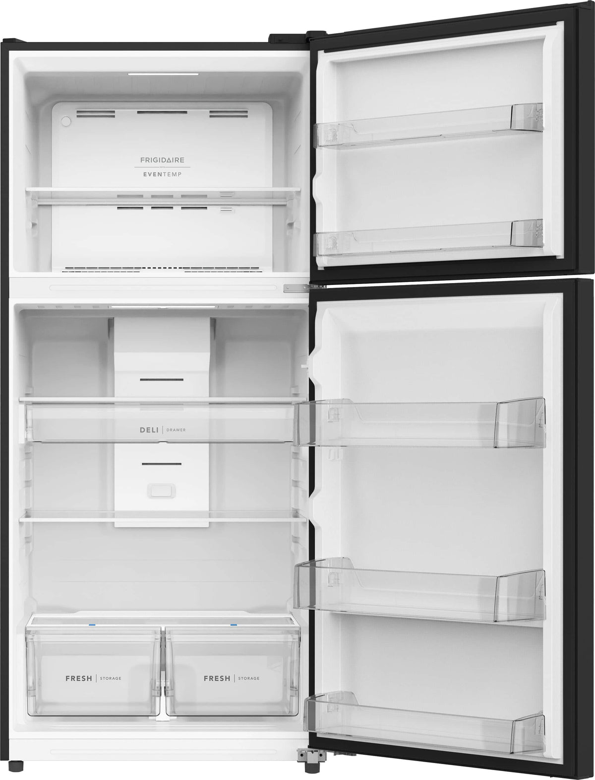 Frigidaire - 22 Cu. Ft. Garage Ready Top Freezer Refrigerator - Black