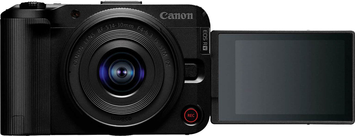 Canon - EOS R50 V 4K Video Mirrorless Camera with RF-S14-30mm F4-6.3 IS STM PZ Lens - Black