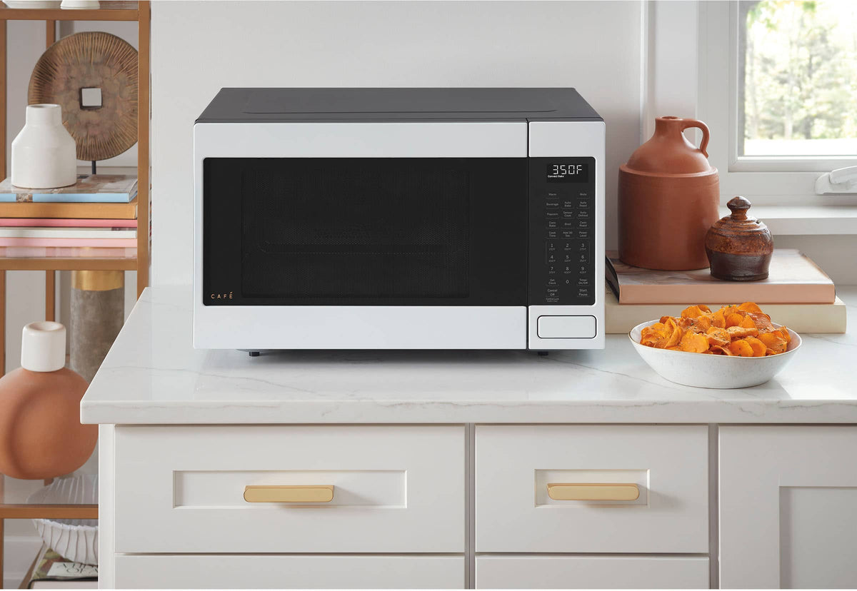 Café - 1.5 Cu. Ft. Convection Countertop Microwave with Sensor Cooking and Built in Wi-Fi - Stainless Steel