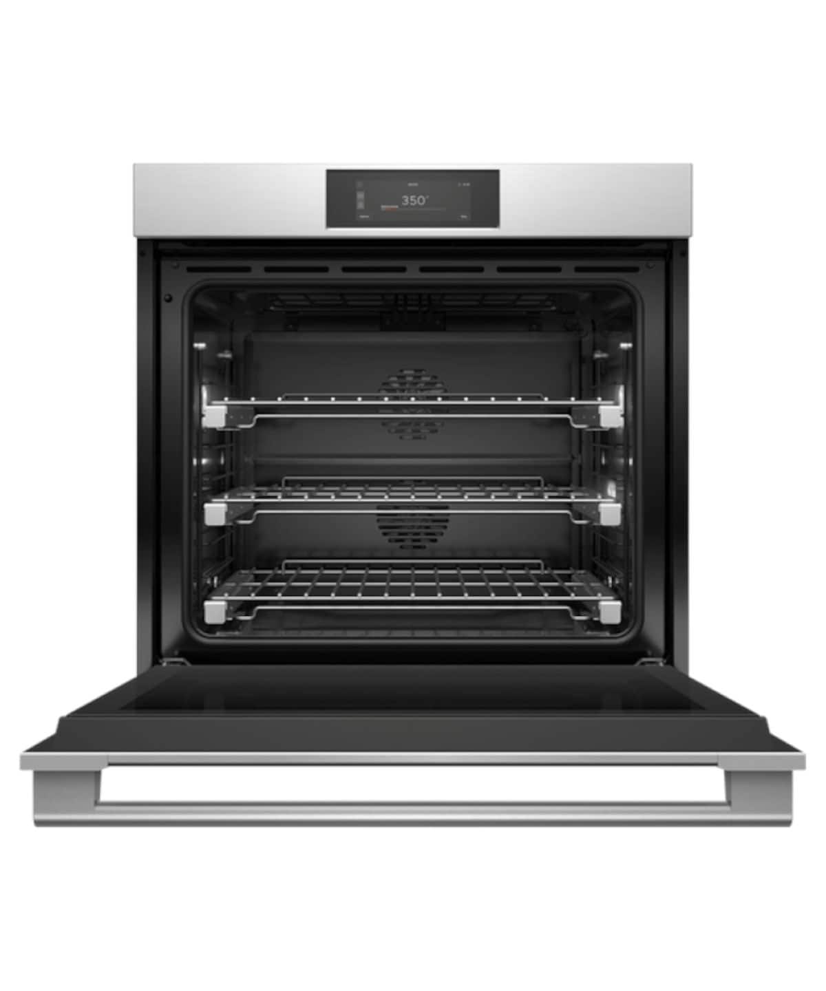 Fisher & Paykel - 30" 4.9 Cu. Ft. Single Oven, 6.8" Touchscreen, Self-Cleaning - Stainless Steel