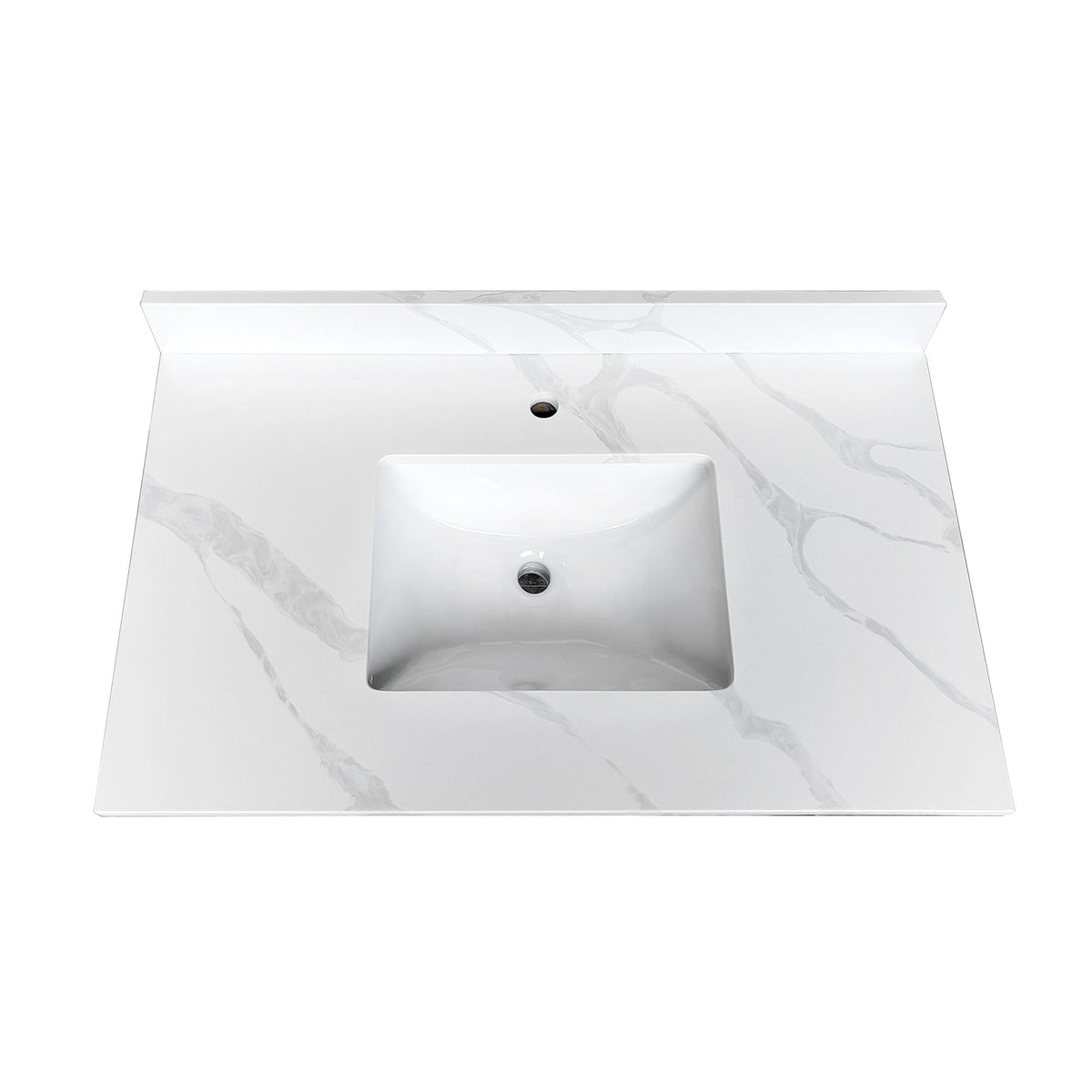 Encimera de baño con lavabo bajo encimera de una cubeta