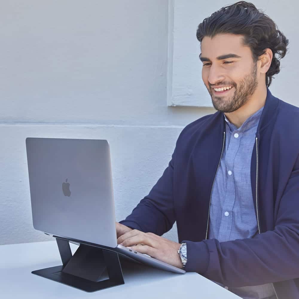 MOFT - Adhesive Laptop Stand - Jet Black