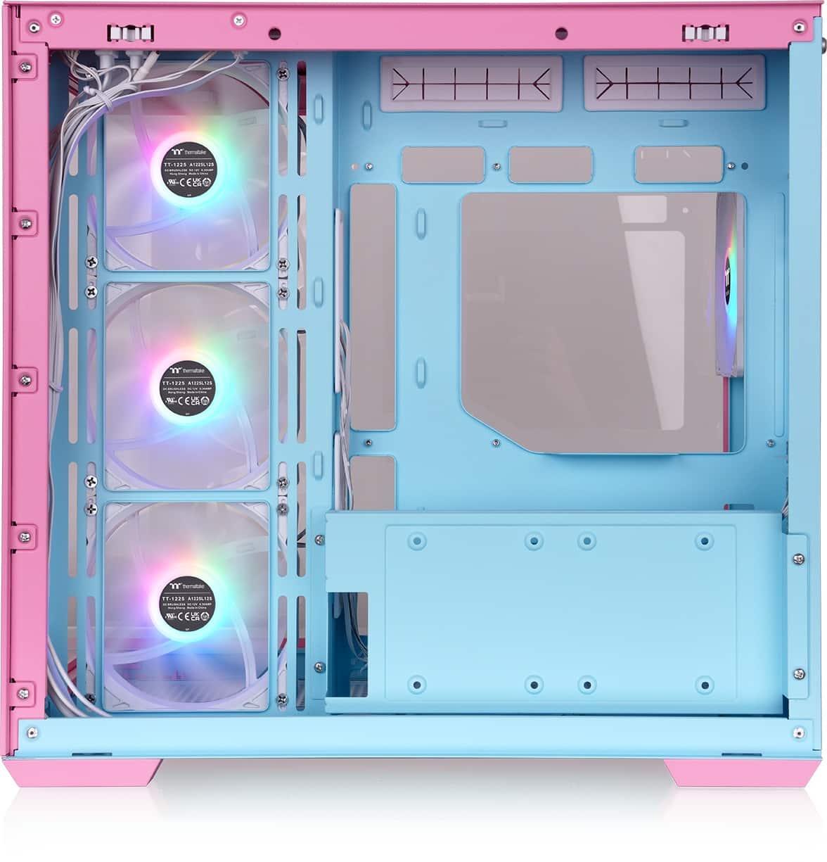 Thermaltake - View 380 TG ARGB ATX Mid-Tower PC Case - Bubble Pink