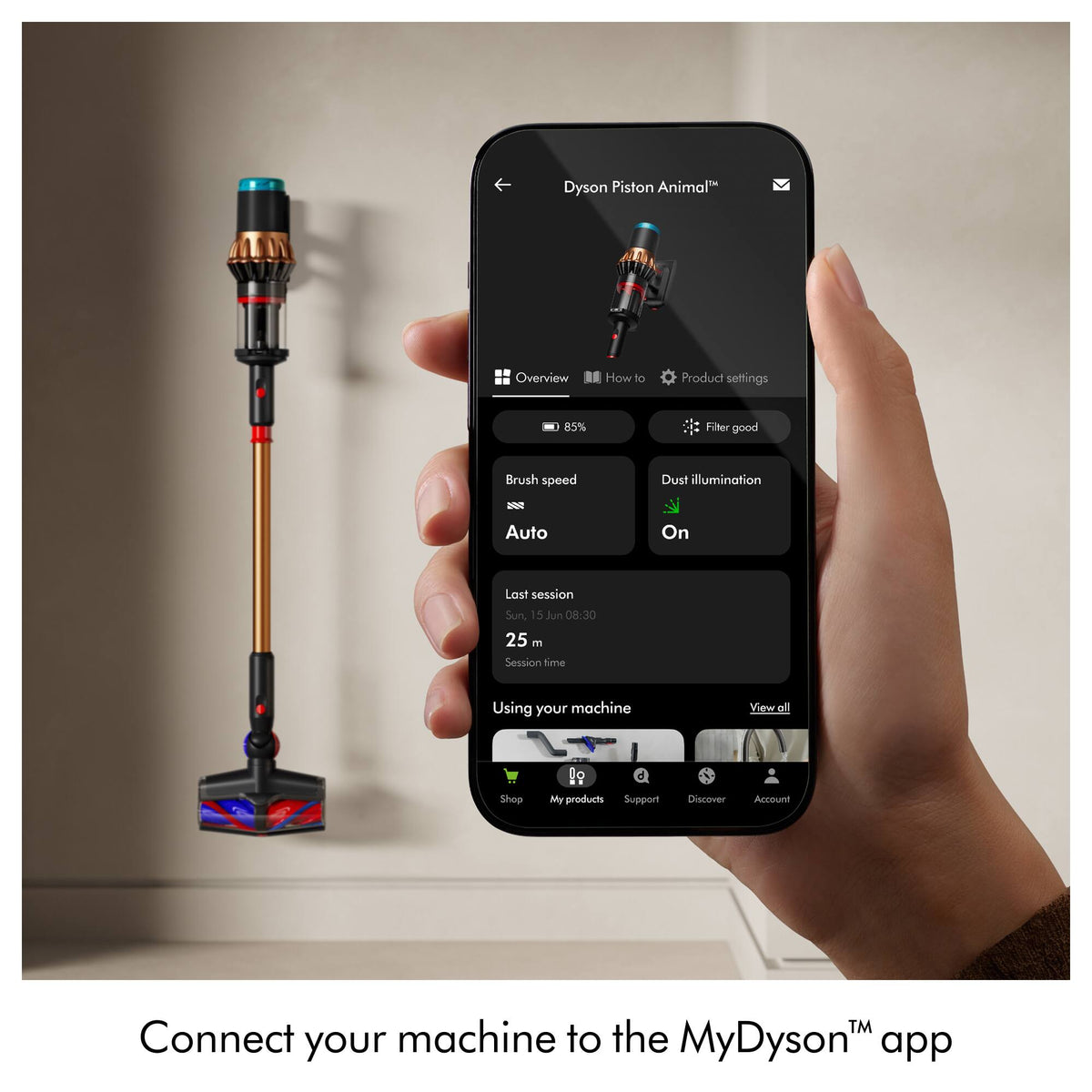 Dyson - V16 Piston Animal Submarine Cordless - Black  / Bright Copper Manifold