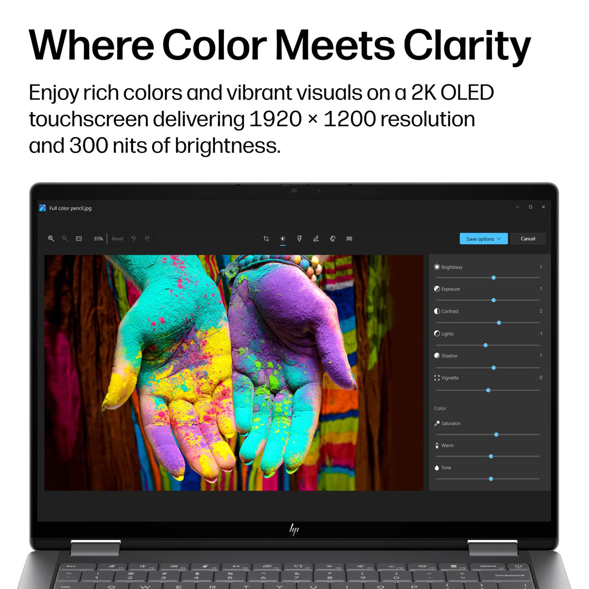 HP - OmniBook X Flip 2-in-1 - 14" 2K OLED Touchscreen Laptop - Intel Core Ultra 7 (2026) - 16GB Memory - 1TB SSD - Copilot+ - Meteor Silver