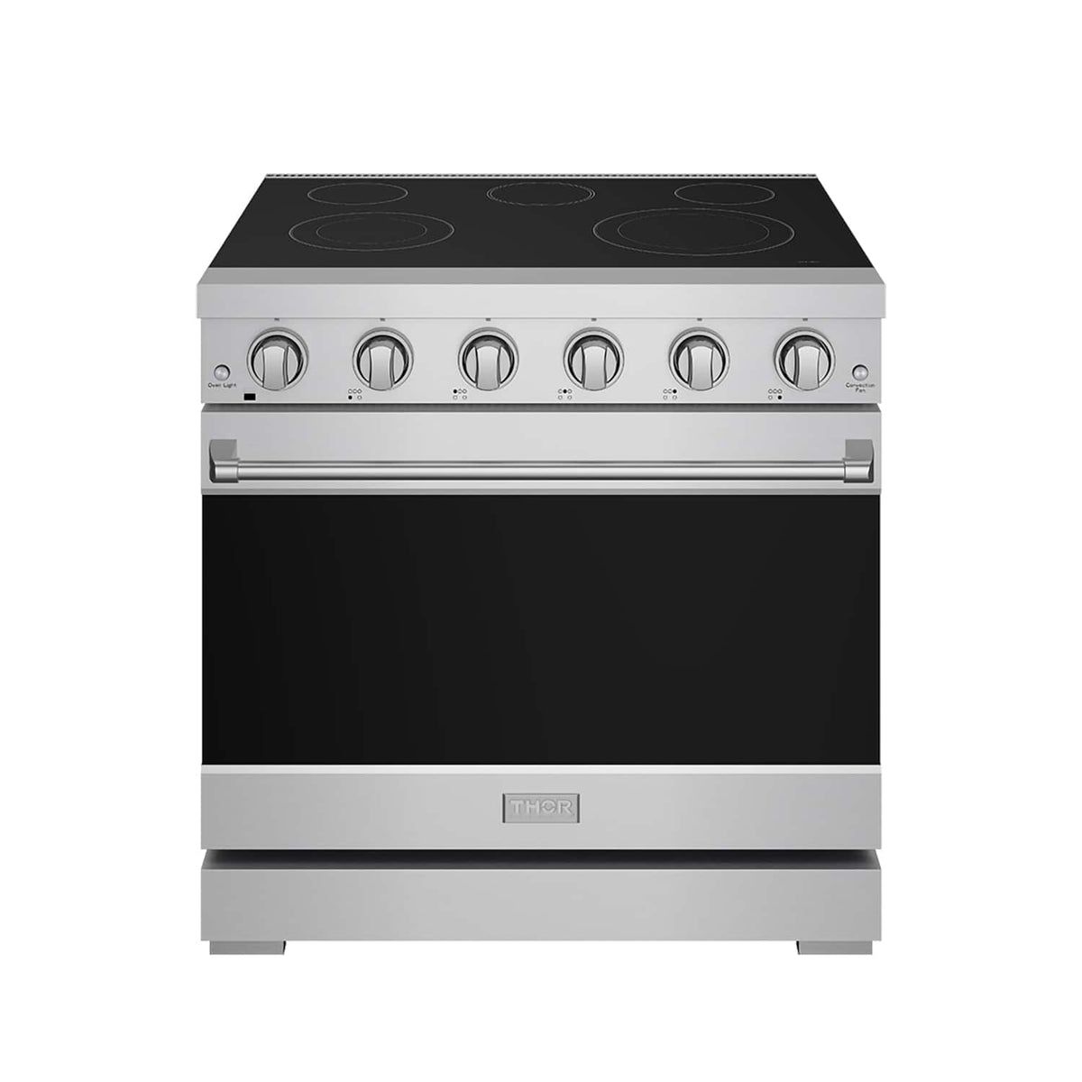 36 in. Wide 5 Elements Gordon Ramsay Series by Thor Kitchen 6.0 Cu. Ft Freestanding Electric Range - Stainless Steel