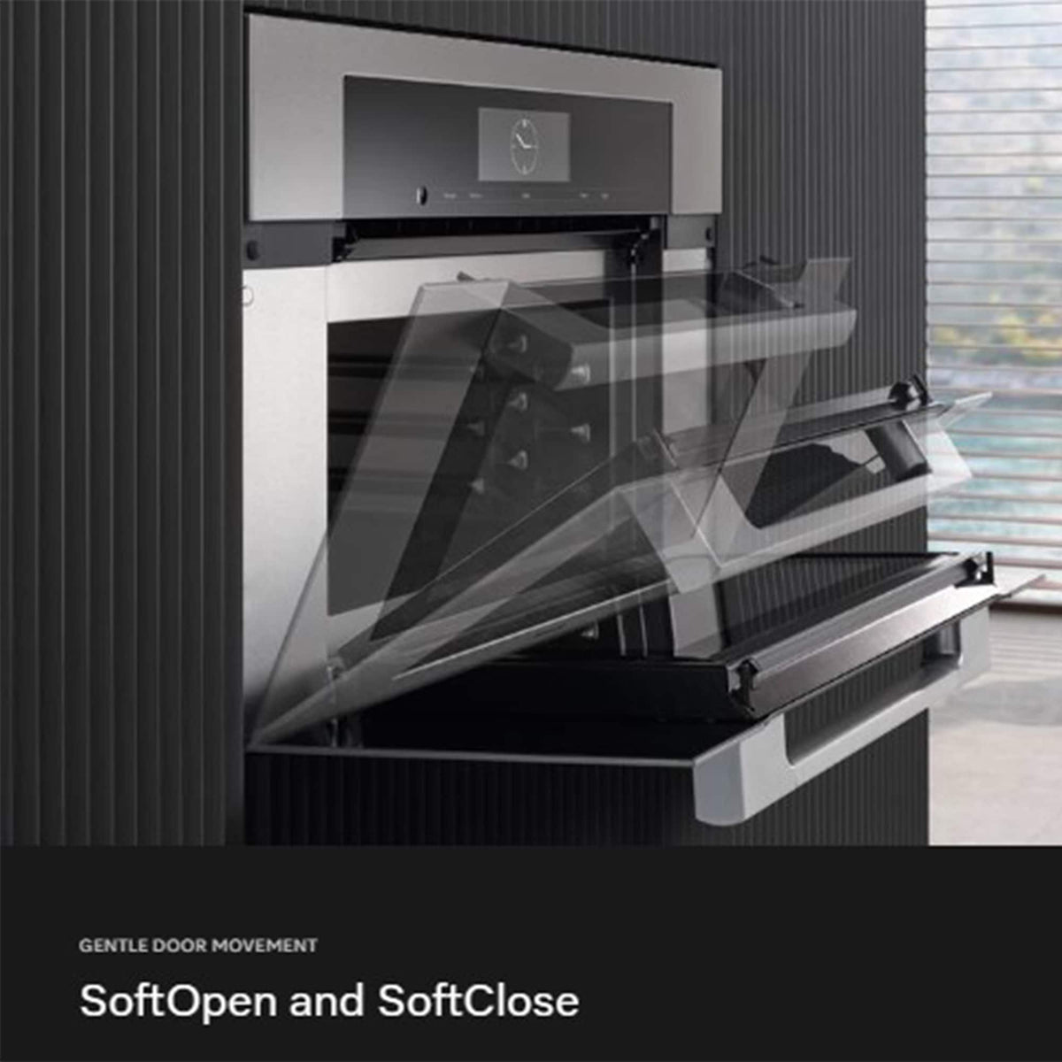 Miele - H7240 BM 24" VitroLine DirectSensor S Speed Oven w/ Convection & Microwave 1.52 cu ft - Obsidian Black
