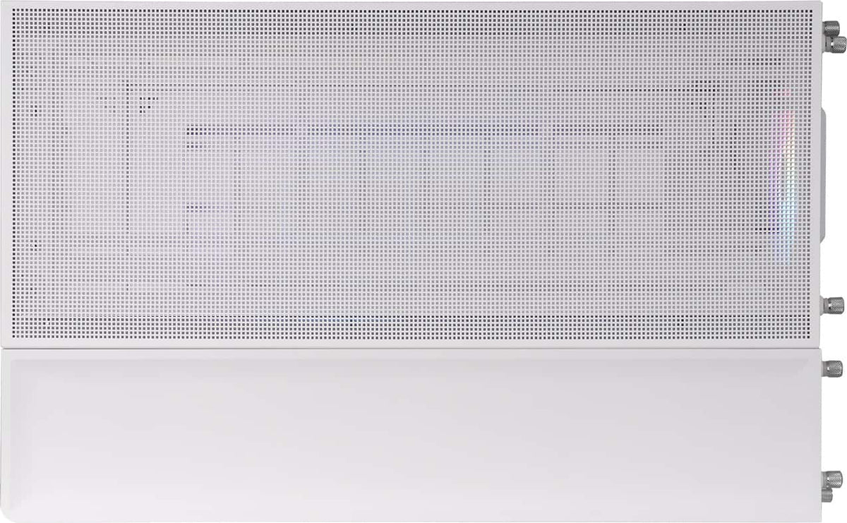Thermaltake - View 380 XL TG ARGB Dual-Chamber Chassis with Hidden-Connector Motherboard Support ATX Mid Tower PC Case - Snow