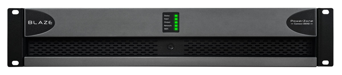 Sonance - Blaze PowerZone Connect 3004D – 3000 W DSP-enabled Class-D amplifier with 4 channels (Each) - Black