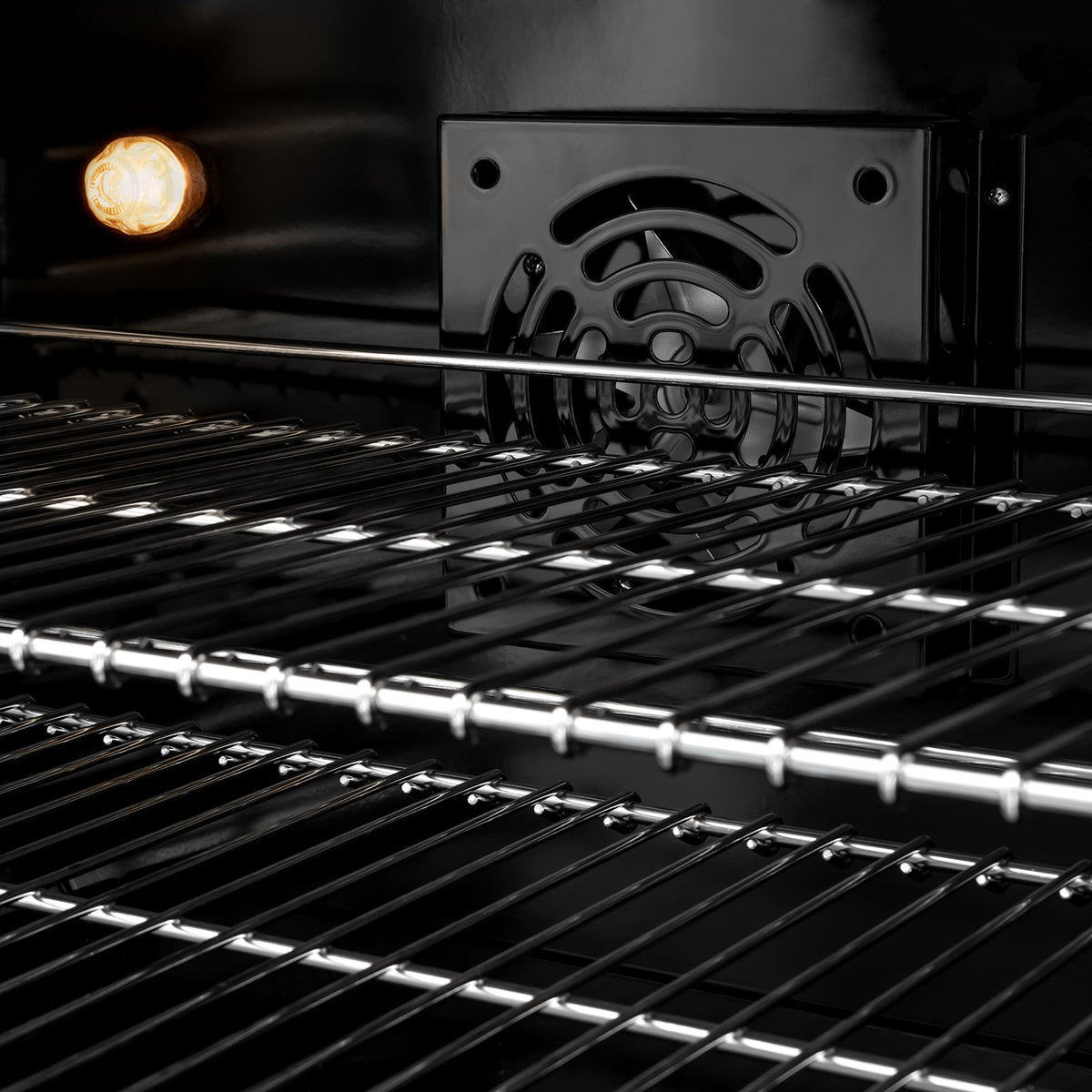 ZLINE - Autograph 48 in. 6.7 cu. ft. Paramount Freestanding Induction Range with Black Matte Doors and Polished Gold Accents - Matte Black